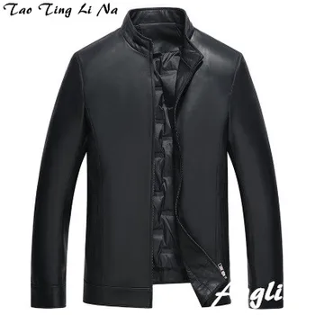 2020 Tao Ting Li Na Men Suit Collar Genuine Real Sheep Leather Jacket H88 
2020 Tao Ting Li Na Men Suit Collar Genuine Real Sheep Leather Jacket H88