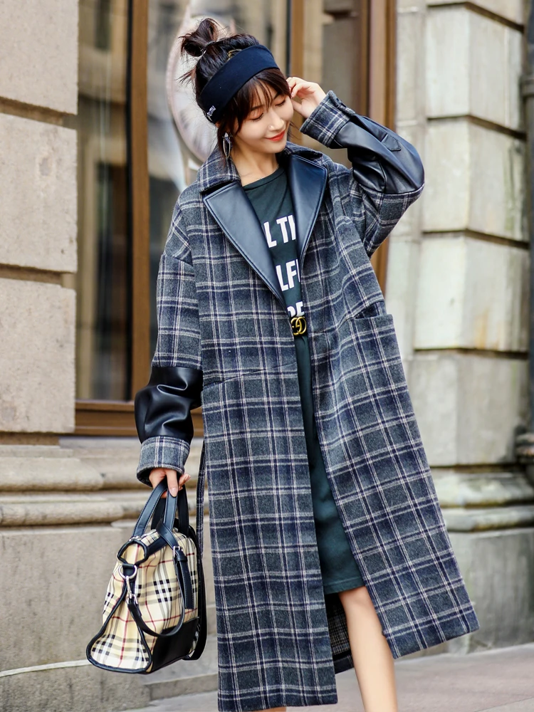 Wool Real 2020 Coat Female Cashmere Coat Autumn Winter Jacket Women Double Side Woolen Coats Plaid Long Jackets MY4036 en s s
Wool Real 2020 Coat Female Cashmere Coat Autumn Winter Jacket Women Double Side Woolen Coats Plaid Long Jackets MY4036 en s s