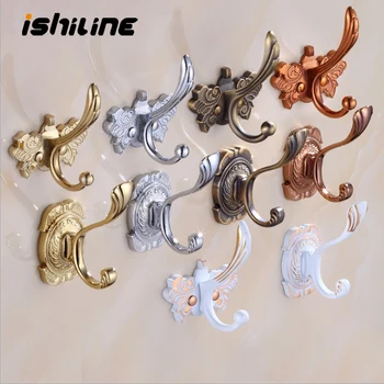 European-style Retro Coat Hooks Bathroom Creative Single Hooks Wall Mounted Antique Zinc Alloy Clothes Hook 
European-style Retro Coat Hooks Bathroom Creative Single Hooks Wall Mounted Antique Zinc Alloy Clothes Hook