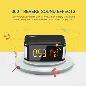 MUSKY Portable Wireless Speaker Bass Stereo Sound Durable Design Support FM Radio TF Card 4000MA Built-in Battery
MUSKY Portable Wireless Speaker Bass Stereo Sound Durable Design Support FM Radio TF Card 4000MA Built-in Battery