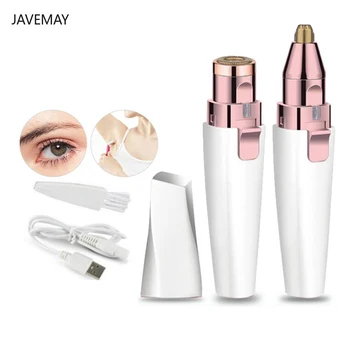 2 IN 1 Rechargeable Epilator Electric Eyebrow Trimmer Female Body Facial Lipstick Shape Hair Removal Mini Painless Razor Shaver
2 IN 1 Rechargeable Epilator Electric Eyebrow Trimmer Female Body Facial Lipstick Shape Hair Removal Mini Painless Razor Shaver