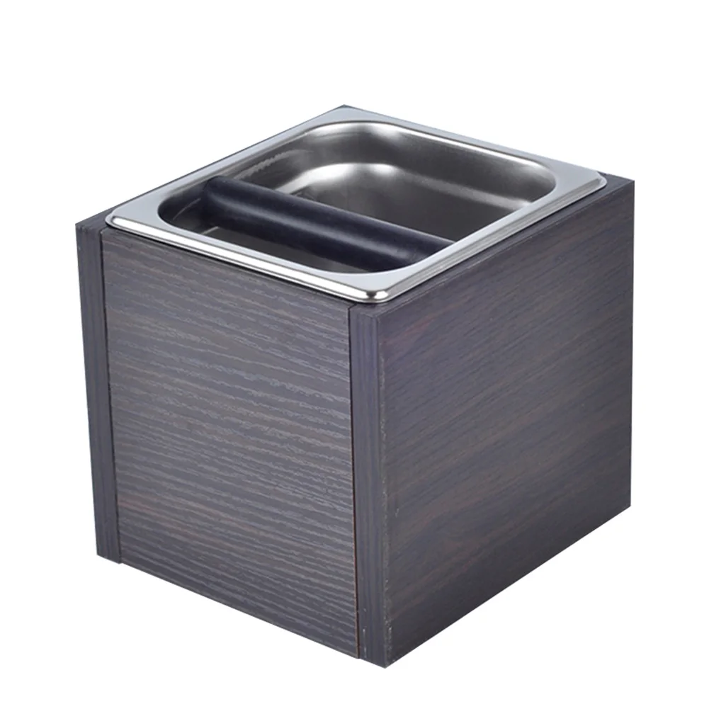 Waste Easy Clean Container Practical Coffee Knock Box Washable Storage Home Bucket Grounds Residue Square Stainless Steel
Waste Easy Clean Container Practical Coffee Knock Box Washable Storage Home Bucket Grounds Residue Square Stainless Steel