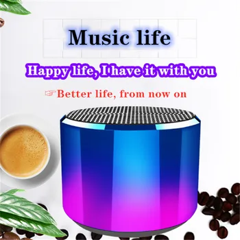 2020 Newest Mini Bluetooth Speaker Portable Outdoor Metal gradient Mini Wireless Bluetooth Speaker Smart Speaker Music Player
2020 Newest Mini Bluetooth Speaker Portable Outdoor Metal gradient Mini Wireless Bluetooth Speaker Smart Speaker Music Player