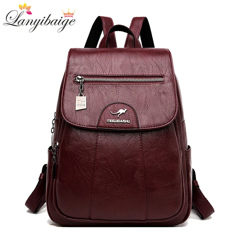 2019 Winter women backpack high quality leather backpack fashion school bag for girls large lady travel backpack shoulder bag
2019 Winter women backpack high quality leather backpack fashion school bag for girls large lady travel backpack shoulder bag