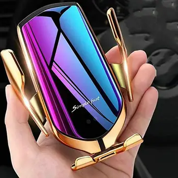 Magic Clip Car Wireless Charger R2 R9 A5 Infrared Induction Mobile Holder Automatic Clamping Wireless Car Charger for iPhone
Magic Clip Car Wireless Charger R2 R9 A5 Infrared Induction Mobile Holder Automatic Clamping Wireless Car Charger for iPhone