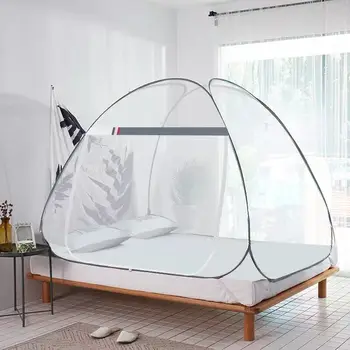 Full Bottom Yurt Mosquito Net Encryption 1.5 / 1.8m Bed Double Home Foldable Student Dormitory Encryption Anti-Fall Mosquito Net
Full Bottom Yurt Mosquito Net Encryption 1.5 / 1.8m Bed Double Home Foldable Student Dormitory Encryption Anti-Fall Mosquito Net