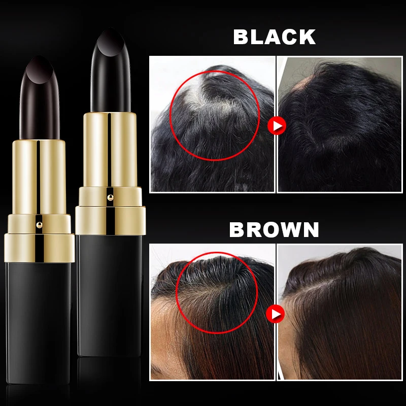 One-Time Hair dye Instant Gray Root Coverage Hair Color Modify Cream Stick Temporary Cover Up White Hair Colour Dye 3.8g
One-Time Hair dye Instant Gray Root Coverage Hair Color Modify Cream Stick Temporary Cover Up White Hair Colour Dye 3.8g