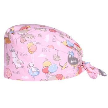 Rabbit Balloon Pattern Nurse Work Caps Medical Surgical Cap Chef Skull Hat 100% Cotton with Sweatband Tieback Hospital Work Hats
Rabbit Balloon Pattern Nurse Work Caps Medical Surgical Cap Chef Skull Hat 100% Cotton with Sweatband Tieback Hospital Work Hats
