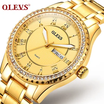 OLEVS New Luxury Watch men Fashion 2020 Fake Chronograph Roman Numerals 24K Gold Quartz Wristwatch
OLEVS New Luxury Watch men Fashion 2020 Fake Chronograph Roman Numerals 24K Gold Quartz Wristwatch