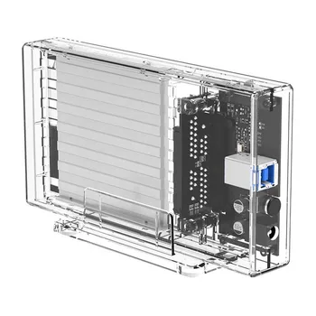 4TB 2259U3 2.5 External Enclosure Dual-disc Desktop Computer Hard Disk Case Transparency PC Material Hard disk case 40AUG7
4TB 2259U3 2.5 External Enclosure Dual-disc Desktop Computer Hard Disk Case Transparency PC Material Hard disk case 40AUG7