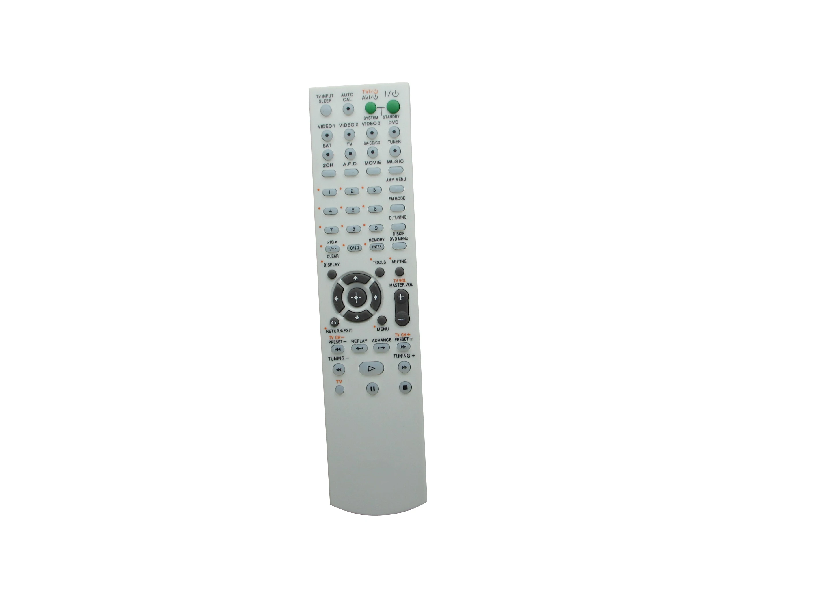 Remote Control For Sony STR-DA1500ES STR-DE597 STK-KG700 STR-DH100 STR-K670 STR-K670P STR-DG710 STR-KM5000 AV DVD Receiver
Remote Control For Sony STR-DA1500ES STR-DE597 STK-KG700 STR-DH100 STR-K670 STR-K670P STR-DG710 STR-KM5000 AV DVD Receiver
