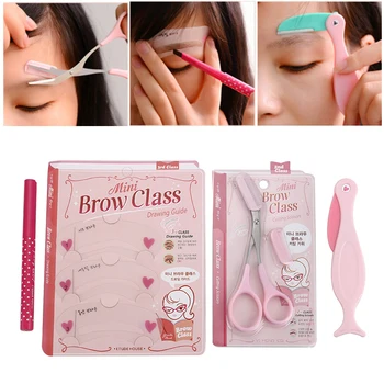4Pcs eyebrow shaving / eyebrow trimmer / eyebrow booster / female eyebrow mold eye makeup kit small and portable 
4Pcs eyebrow shaving / eyebrow trimmer / eyebrow booster / female eyebrow mold eye makeup kit small and portable