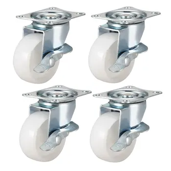 uxcell 4 Pcs 2 Inch Swivel Caster Wheels PP 360 Degree Top Plate Mounted Caster Wheel with Brake 66lb Capacity
uxcell 4 Pcs 2 Inch Swivel Caster Wheels PP 360 Degree Top Plate Mounted Caster Wheel with Brake 66lb Capacity