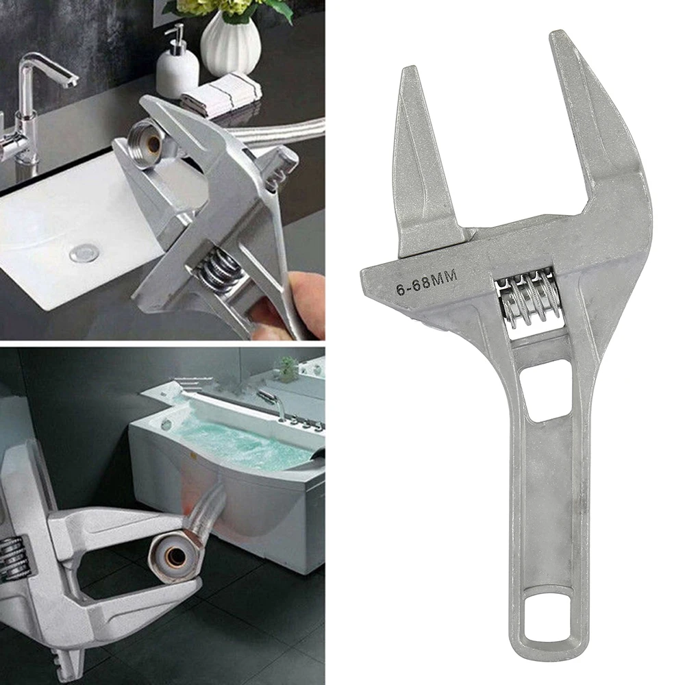 Adjustable Wrench Aluminium Alloy large Open End Wrench Universal Spanner Repair Tool for Water Pipe Screw Bathroom
Adjustable Wrench Aluminium Alloy large Open End Wrench Universal Spanner Repair Tool for Water Pipe Screw Bathroom