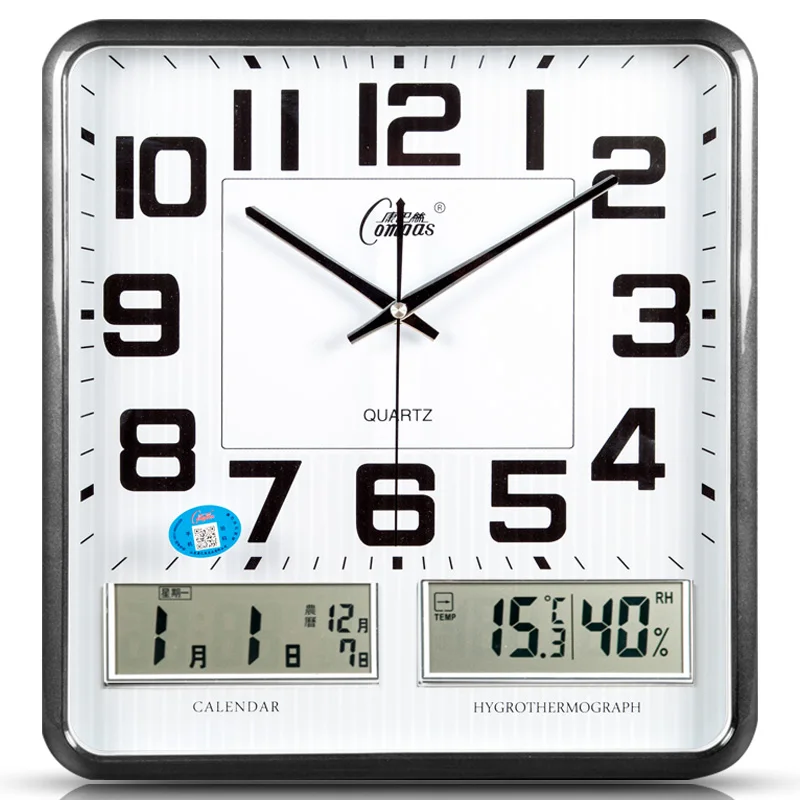 Large Led Wall Clock Digital Temperature Date Week Quartz Clocks Living Room Calendar Watch Mechanism Reloj Cocina Decor SC234
Large Led Wall Clock Digital Temperature Date Week Quartz Clocks Living Room Calendar Watch Mechanism Reloj Cocina Decor SC234