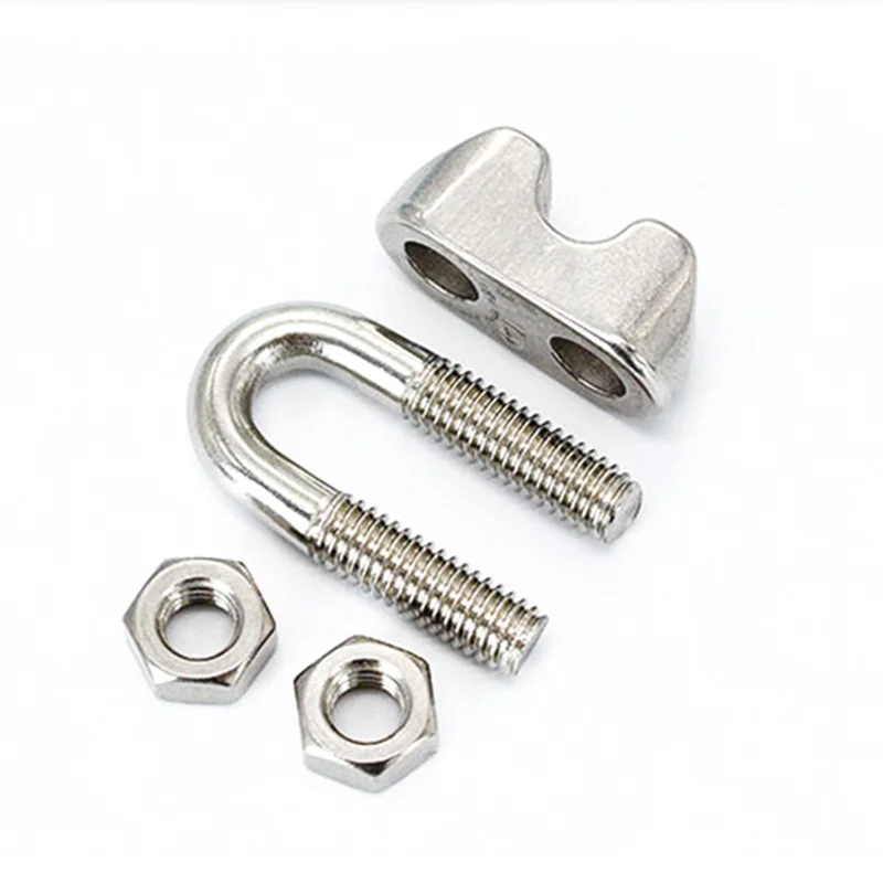 1/5pcs 304 stainless steel wire rope chuck rolling head U-shaped clamp cat claw ingot chuck M2M3M4M5M6M8M20
1/5pcs 304 stainless steel wire rope chuck rolling head U-shaped clamp cat claw ingot chuck M2M3M4M5M6M8M20