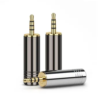 5PCS HiFi Headphone 2.5mm Audio Jack 4 Pole Male Stereo No Steps Earphone Plug Adapter Bright Shell Wire Connector
5PCS HiFi Headphone 2.5mm Audio Jack 4 Pole Male Stereo No Steps Earphone Plug Adapter Bright Shell Wire Connector