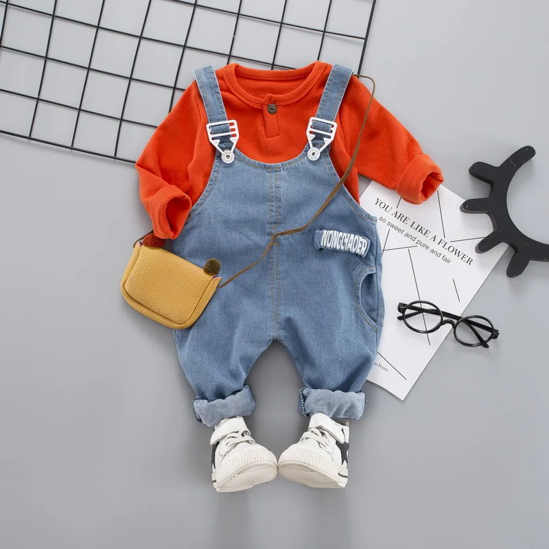 2019 Baby Spring Clothing Korean-style New Style Casual BOY'S Children Cowboy Suspender Pants Set Childrenswear
2019 Baby Spring Clothing Korean-style New Style Casual BOY'S Children Cowboy Suspender Pants Set Childrenswear