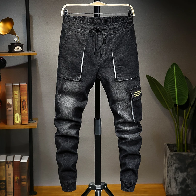 Men Jeans Ankle Banded Pants S-7XL Large Size Loose Comfortable Elastic Waist Trousers Hip Hop Causal Daily Pockets Decorative
Men Jeans Ankle Banded Pants S-7XL Large Size Loose Comfortable Elastic Waist Trousers Hip Hop Causal Daily Pockets Decorative