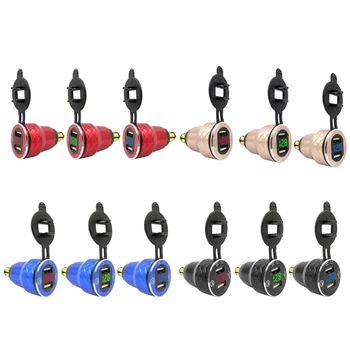 Portable Quick Charge Motorcycle 3.0 Dual USB Charger Plug Socket LED Display W91F
Portable Quick Charge Motorcycle 3.0 Dual USB Charger Plug Socket LED Display W91F