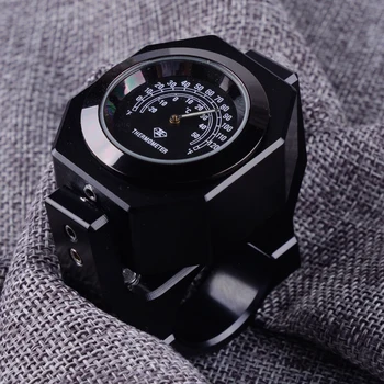 DWCX Universal Black Motorcycle ATV Scooter Handlebar Night View Thermometer Temperature Time Watch Clock 22-28mm
DWCX Universal Black Motorcycle ATV Scooter Handlebar Night View Thermometer Temperature Time Watch Clock 22-28mm