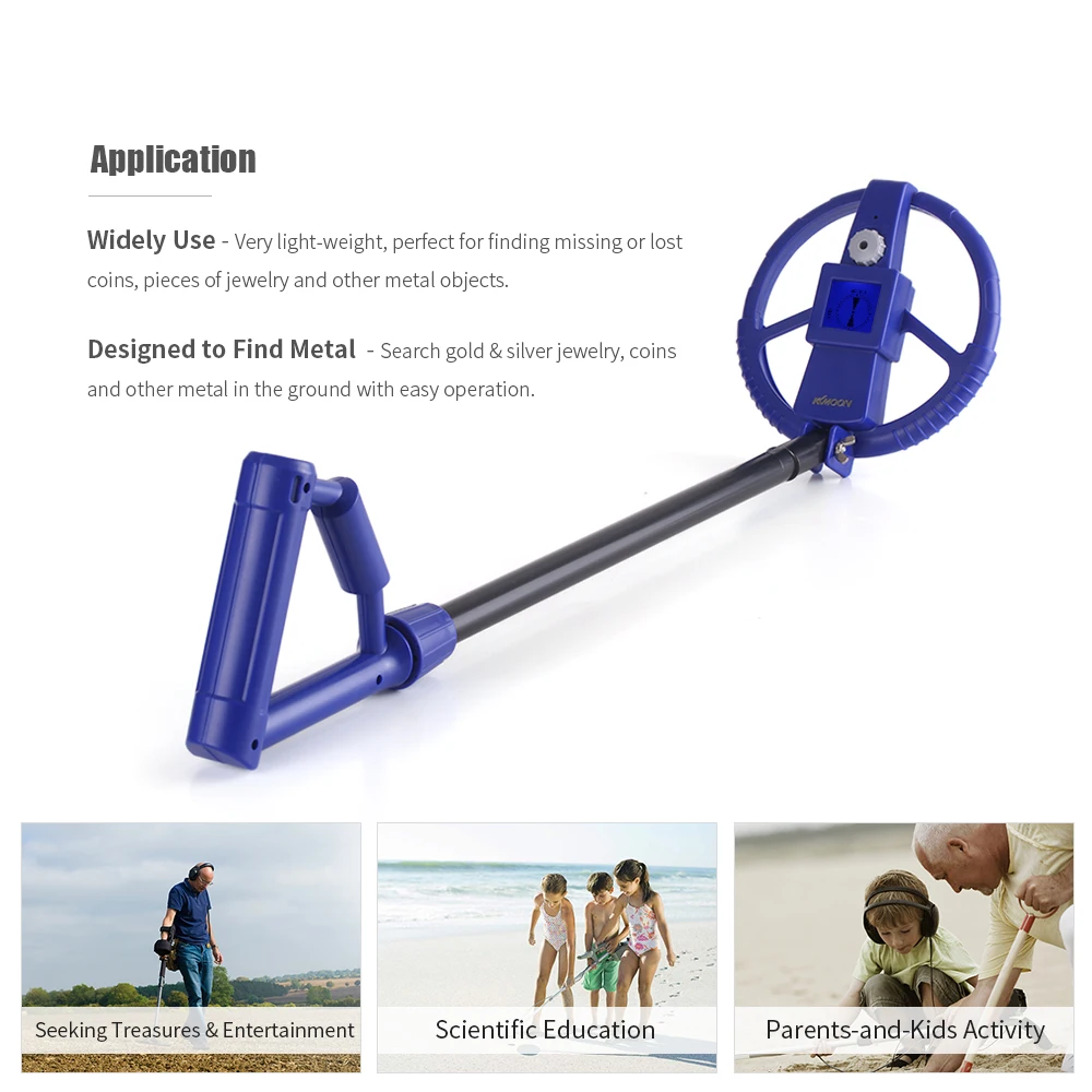 KKmoon Children Lightweight Metal Detector underground pinpointer Gold detector Treasure Hunter finder Metal Locator for Kids
KKmoon Children Lightweight Metal Detector underground pinpointer Gold detector Treasure Hunter finder Metal Locator for Kids