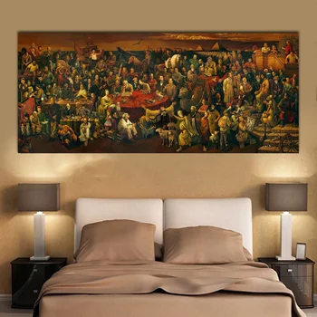 Famous Artwork Discussing Divine Comedy Oil Painting on Canvas Posters and Prints Cuadros Wall Art Pictures For Living Room 
Famous Artwork Discussing Divine Comedy Oil Painting on Canvas Posters and Prints Cuadros Wall Art Pictures For Living Room