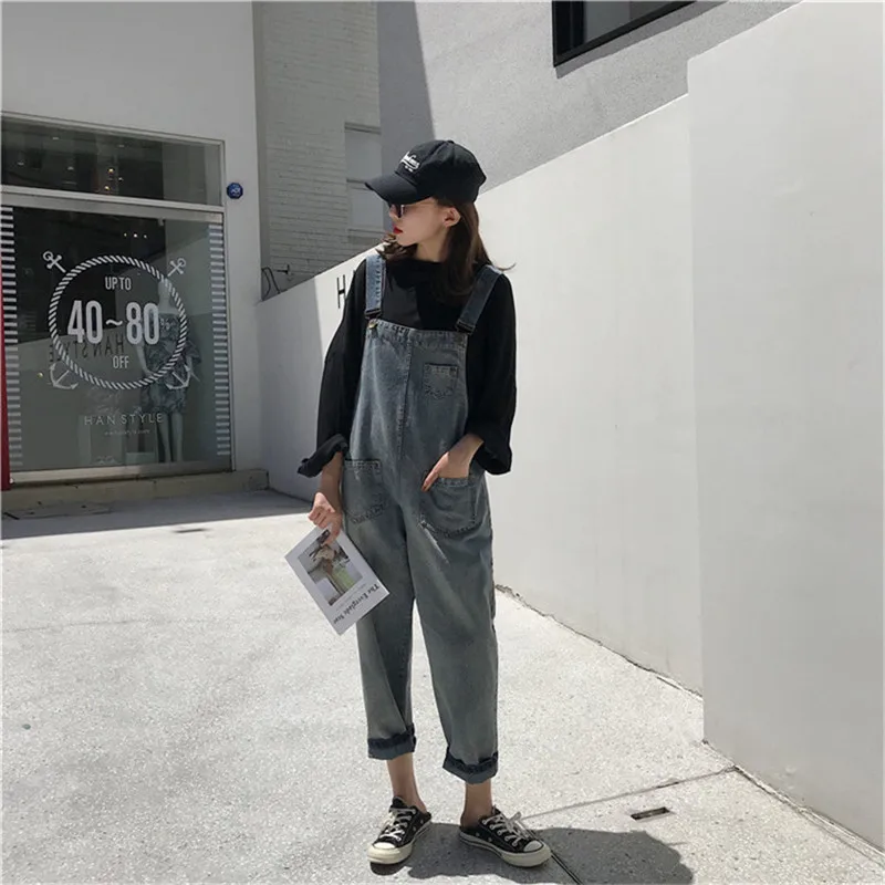 Plus Size Denim Jumpsuit Women 2020 Summer Solid Color Jeans Romper Female Loose High Waist Ankle-length Pant Overalls RM50205
Plus Size Denim Jumpsuit Women 2020 Summer Solid Color Jeans Romper Female Loose High Waist Ankle-length Pant Overalls RM50205