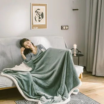 Winter Lamb Fluff Blanket with Zip Milk Velvet Set Double Thickened Gift Blanket Weighted Blanket Plush Throw Blanket
Winter Lamb Fluff Blanket with Zip Milk Velvet Set Double Thickened Gift Blanket Weighted Blanket Plush Throw Blanket