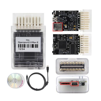 

Newest Tactrix Openport 2.0 ECU FLASH J2534 ECU Chip Tuning Interface With Full Software New PCB Golden Pin Adapter