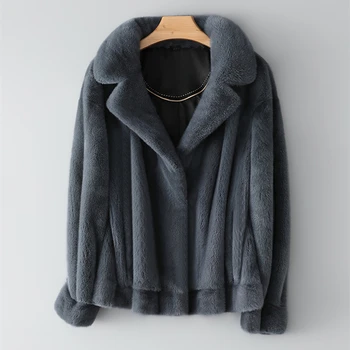 Copenhagen Mink Fur Women Short Skirt Coat with Collar Winter Thick Warm Mink Fur Jacket
Copenhagen Mink Fur Women Short Skirt Coat with Collar Winter Thick Warm Mink Fur Jacket