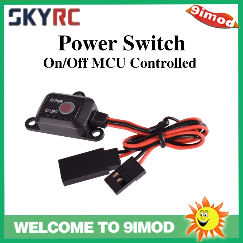 SKYRC Power Switch On/Off MCU Controlled LIPO NIMH Battery for 1/10 1/8 RC Helicopter Car
SKYRC Power Switch On/Off MCU Controlled LIPO NIMH Battery for 1/10 1/8 RC Helicopter Car
