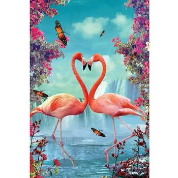 5D Diamond Painting Flamingos Cross stitch Mosaic Bird Diamond Embroidery Animals Picture of Rhinestones Full Square Home Decor
5D Diamond Painting Flamingos Cross stitch Mosaic Bird Diamond Embroidery Animals Picture of Rhinestones Full Square Home Decor