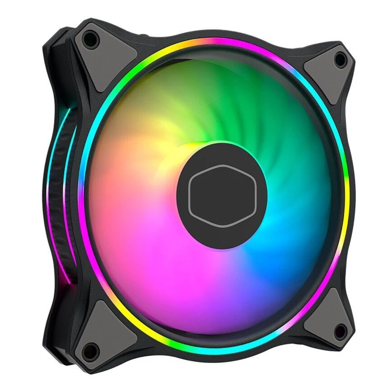 MF120 HALO Dual Ring Addressable RGB Fan for PC Computer Case Liquid Radiator 62KA
MF120 HALO Dual Ring Addressable RGB Fan for PC Computer Case Liquid Radiator 62KA