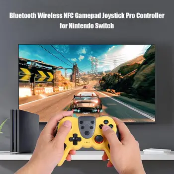NFC Bluetooth Wireless Gamepad Joystick Controller Fit for Nintend Switch Compatible With all Key and Motor Functions of Switch
NFC Bluetooth Wireless Gamepad Joystick Controller Fit for Nintend Switch Compatible With all Key and Motor Functions of Switch