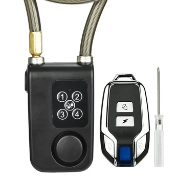 Y787R Wireless Remote Control Alarm Lock IP55 waterproof and dust-proof Electric Bike Motorcycle Code Steel Cable Chain Lock
Y787R Wireless Remote Control Alarm Lock IP55 waterproof and dust-proof Electric Bike Motorcycle Code Steel Cable Chain Lock