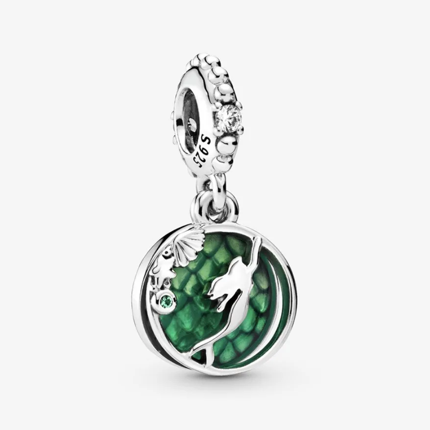 

2019 New Autumn Collection 925 Sterling Silver Beads Ariel Dangle Charms fit Original Pandora Bracelets Women DIY Jewelry