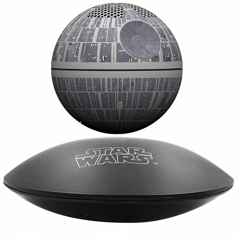 New version Star Wars STARWARS death star maglev bluetooth wireless stereo rotating 360 degree Maglev Bluetooth speakers
New version Star Wars STARWARS death star maglev bluetooth wireless stereo rotating 360 degree Maglev Bluetooth speakers