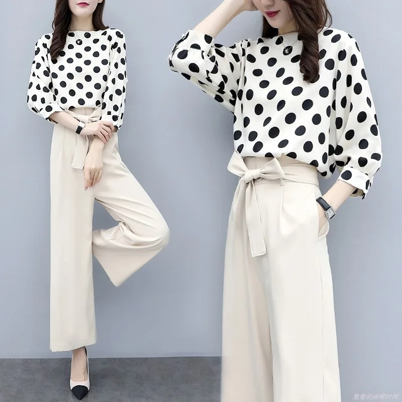 Debutante Elegant Two-Piece Set Western Style by Age Summer Wear 2019 New Style Set Fashion Western Style Drape Polka Dot Loose
Debutante Elegant Two-Piece Set Western Style by Age Summer Wear 2019 New Style Set Fashion Western Style Drape Polka Dot Loose