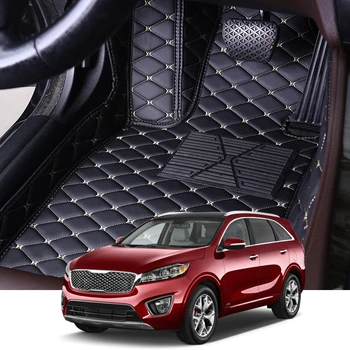 For Kia Sorento Prime UM 2016-2019 5 Seats Car Floor Mat Set Leather Cover Mat Styling Foot Protector Pad Automobile Accessories
For Kia Sorento Prime UM 2016-2019 5 Seats Car Floor Mat Set Leather Cover Mat Styling Foot Protector Pad Automobile Accessories