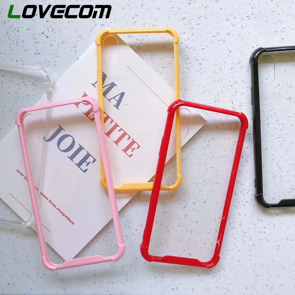 LOVECOM Acrylic Candy Color Frame Case For iPhone XR XS Max 6 6S 7 8 Plus X Corner Shockproof Transparent Soft Phone Back Cover
LOVECOM Acrylic Candy Color Frame Case For iPhone XR XS Max 6 6S 7 8 Plus X Corner Shockproof Transparent Soft Phone Back Cover
