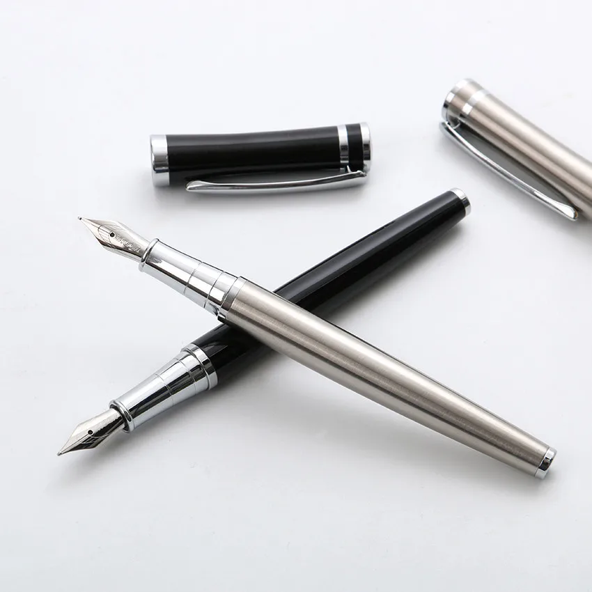 BAOER Practical Easy Handle ink Stainless Steel Metal Fountain Pen Medium Nib Calligraphy Office Signature School Supplies H6310
BAOER Practical Easy Handle ink Stainless Steel Metal Fountain Pen Medium Nib Calligraphy Office Signature School Supplies H6310