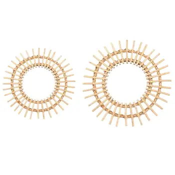 Rattan Innovative Art Decoration Round Makeup Mirror Dressing Bathroom Wall Hanging Mirror
Rattan Innovative Art Decoration Round Makeup Mirror Dressing Bathroom Wall Hanging Mirror