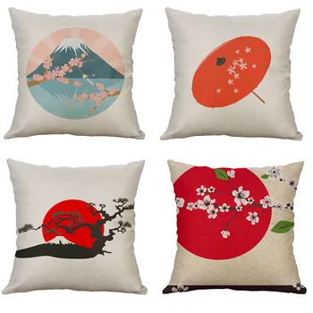 #L5 NEW 2019 4pcs Cherry Japanese 45x45cm Linen Pillow Pillowcase Home Decorative Polyester Cushion Case Sofa Bed Decorative
#L5 NEW 2019 4pcs Cherry Japanese 45x45cm Linen Pillow Pillowcase Home Decorative Polyester Cushion Case Sofa Bed Decorative