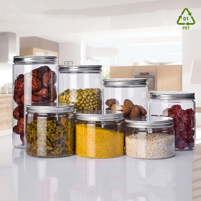 18pcs Diameter 10cm Plastic Bottle Kitchen Storage Jars Food Cookie Package PET Bottles Cosmetic Bath Salt Container
18pcs Diameter 10cm Plastic Bottle Kitchen Storage Jars Food Cookie Package PET Bottles Cosmetic Bath Salt Container