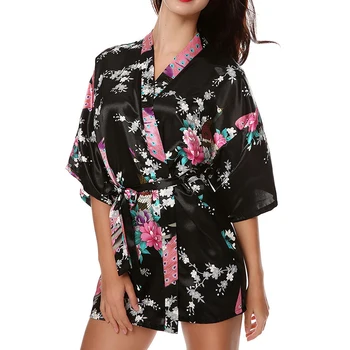 New Satin Robes for Brides Wedding Robe Sleepwear Silk Pajama Casual Bathrobe Animal Rayon Long Nightgown Women Kimono
New Satin Robes for Brides Wedding Robe Sleepwear Silk Pajama Casual Bathrobe Animal Rayon Long Nightgown Women Kimono