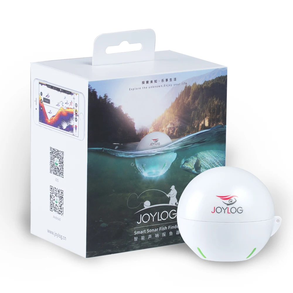 JOYLOG Portable Wireless Bluetooth Fish Finder Smart Sonar Depth Finder with iOS & Android Phone APP for Kayak/Ice/Boat Fishing
JOYLOG Portable Wireless Bluetooth Fish Finder Smart Sonar Depth Finder with iOS & Android Phone APP for Kayak/Ice/Boat Fishing