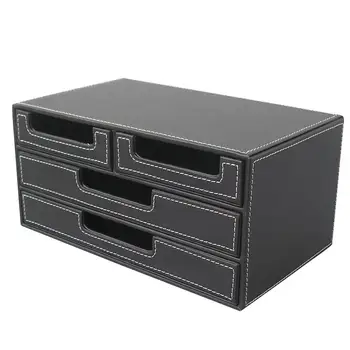 1PC Multifunctional Creative PU File Storage Box Multi Grids Storage Container Sundries Organizer for Home Office (Black)
1PC Multifunctional Creative PU File Storage Box Multi Grids Storage Container Sundries Organizer for Home Office (Black)