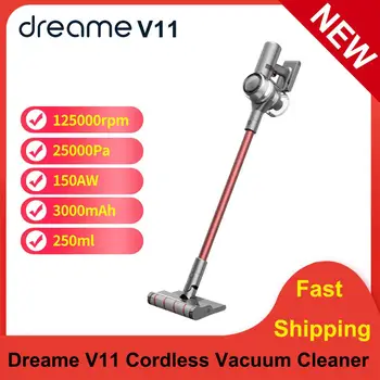 Dreame V11 Handheld Wireless Vacuum Cleaner OLED Display Portable Cordless 25kPa All in one Dust Collector floor Carpet Cleaner
Dreame V11 Handheld Wireless Vacuum Cleaner OLED Display Portable Cordless 25kPa All in one Dust Collector floor Carpet Cleaner