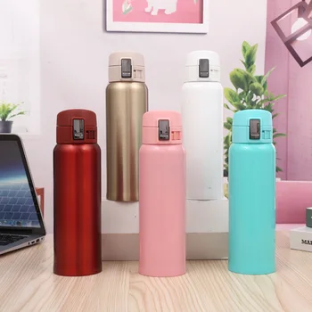 The New Vacuum Flask Stainless Steel Bounce Cover Thermos Bottle Creative Simple Portable Travel Water Bottle Coffee Cup 600ML
The New Vacuum Flask Stainless Steel Bounce Cover Thermos Bottle Creative Simple Portable Travel Water Bottle Coffee Cup 600ML